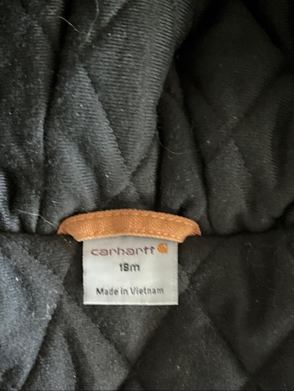 Carhartt Tan/Camel Hooded Zip Front Work Jacket - Picture 2 of 6